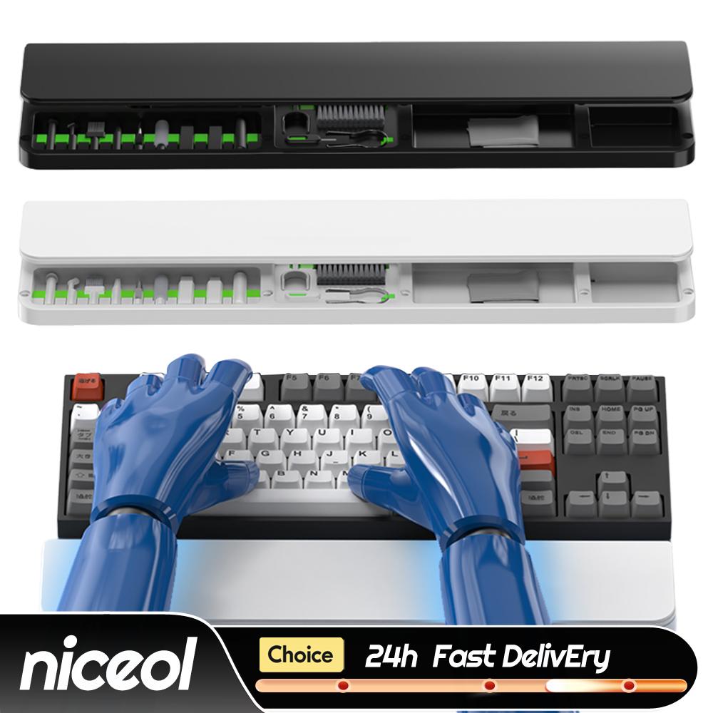 Keyboard Wrist Pad Leather - Handgelenkauflage aus ABS und Leder mit
