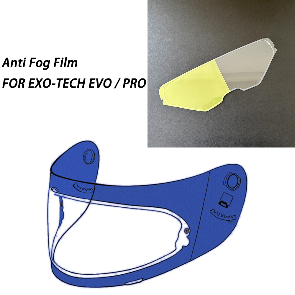 Moto Tech Accessories & Workshop - Helmvisier-Folie Anti-Beschlag-Beschichtung passend für Scorpion EXO-TECH