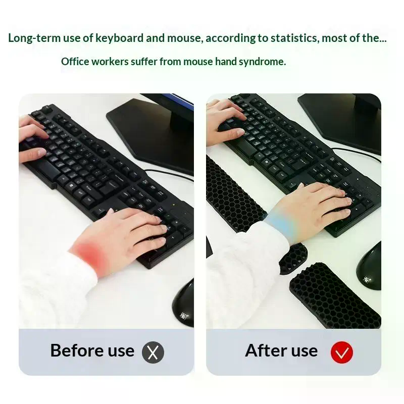 Ergonomische Maus-Handgelenkau – Keyboard Wrist Pad Leather Bewertung und Preis