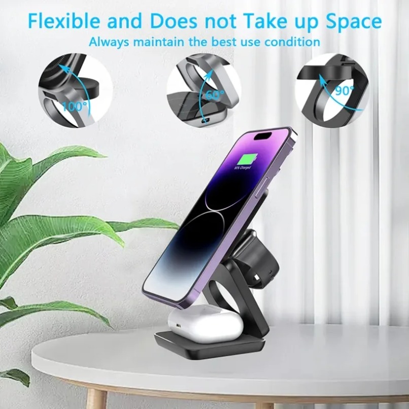 3-in-1 Faltbarer Magnetischer  – Wireless Charger 3 In 1 Bewertung und Preis